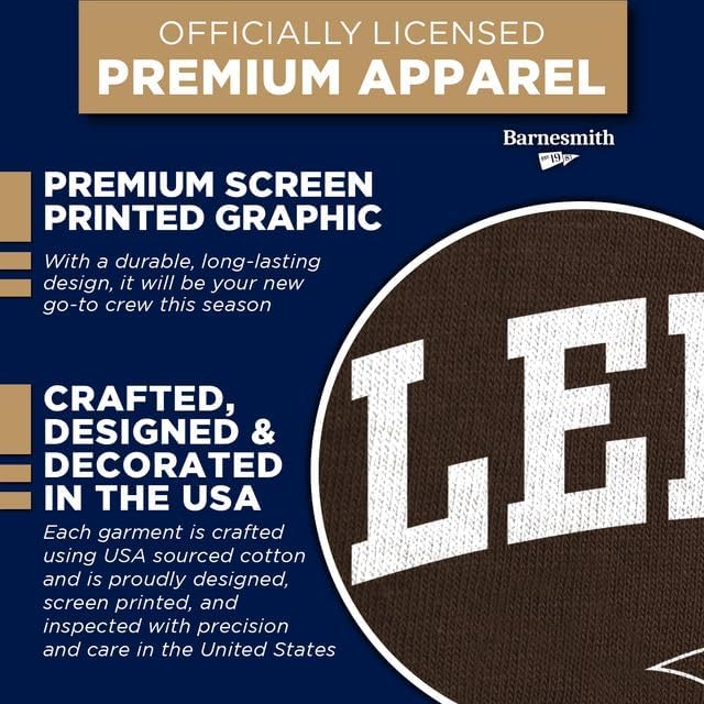 Barnesmith Crewneck Sweatshirt for College, Heritage Logo, Adult Unisex - Image 4