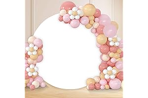 Elegant and Versatile 7ft Round Backdrop Cover for Stunning Occasions