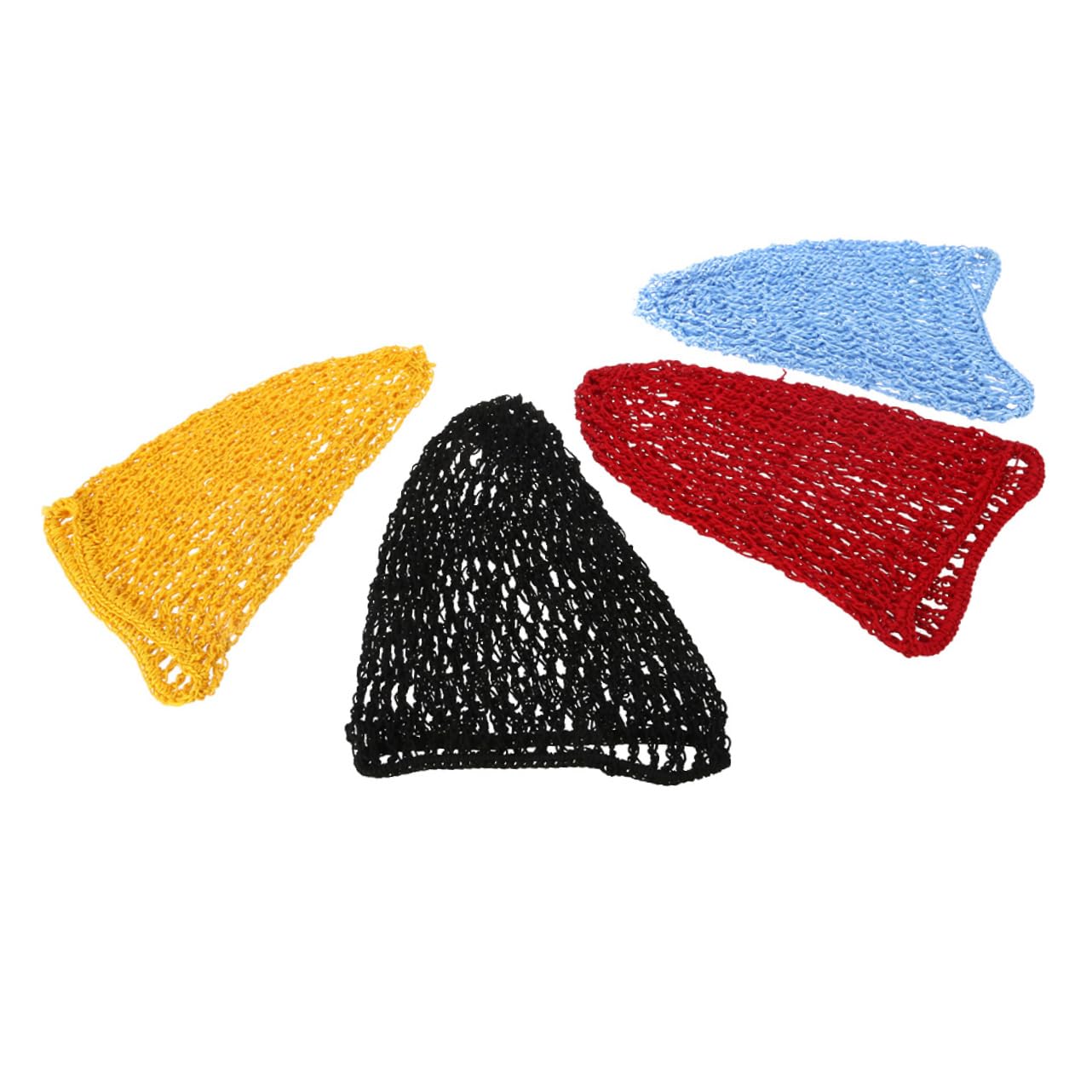LIFKOME 4pcs Women Mesh Hair Net for Sleeping Hat Rayon Crochet Hair Nets for Women
