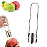 Red Bell Pepper Corer Seed Remover Tool, 2026 Upgraded Multifunctional Stainless Steel Pepper, Pineapple, Pear, Apple Corer Tool - Ergonomic Handle, Vegetables and Fruit Kitchen Utensils (1pcs)