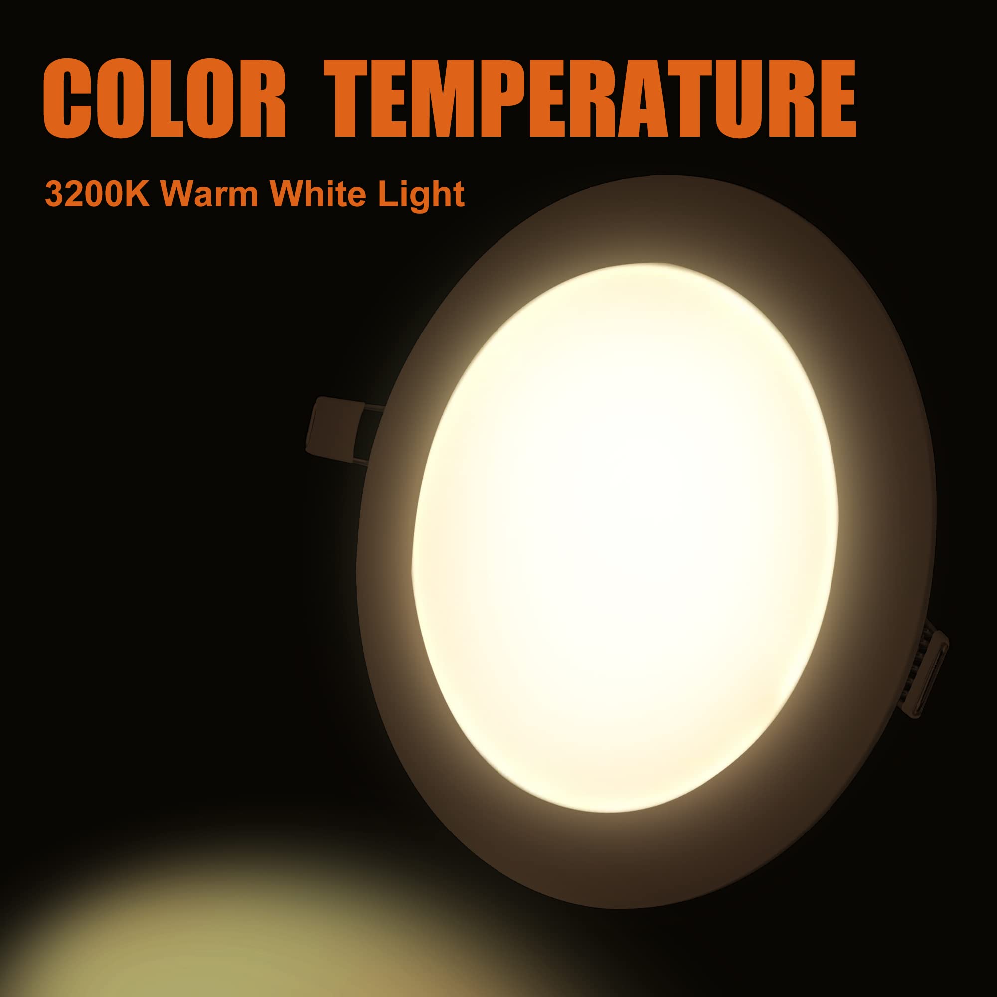 YANSUN 12V LED Dimmable Recessed Ceiling Lights For RV And Boat, 5W 3000K Downlights, Waterproof IP44 Camper Lights (4 Pack) HA-RV00102W5-4AP2 - The Home Depot