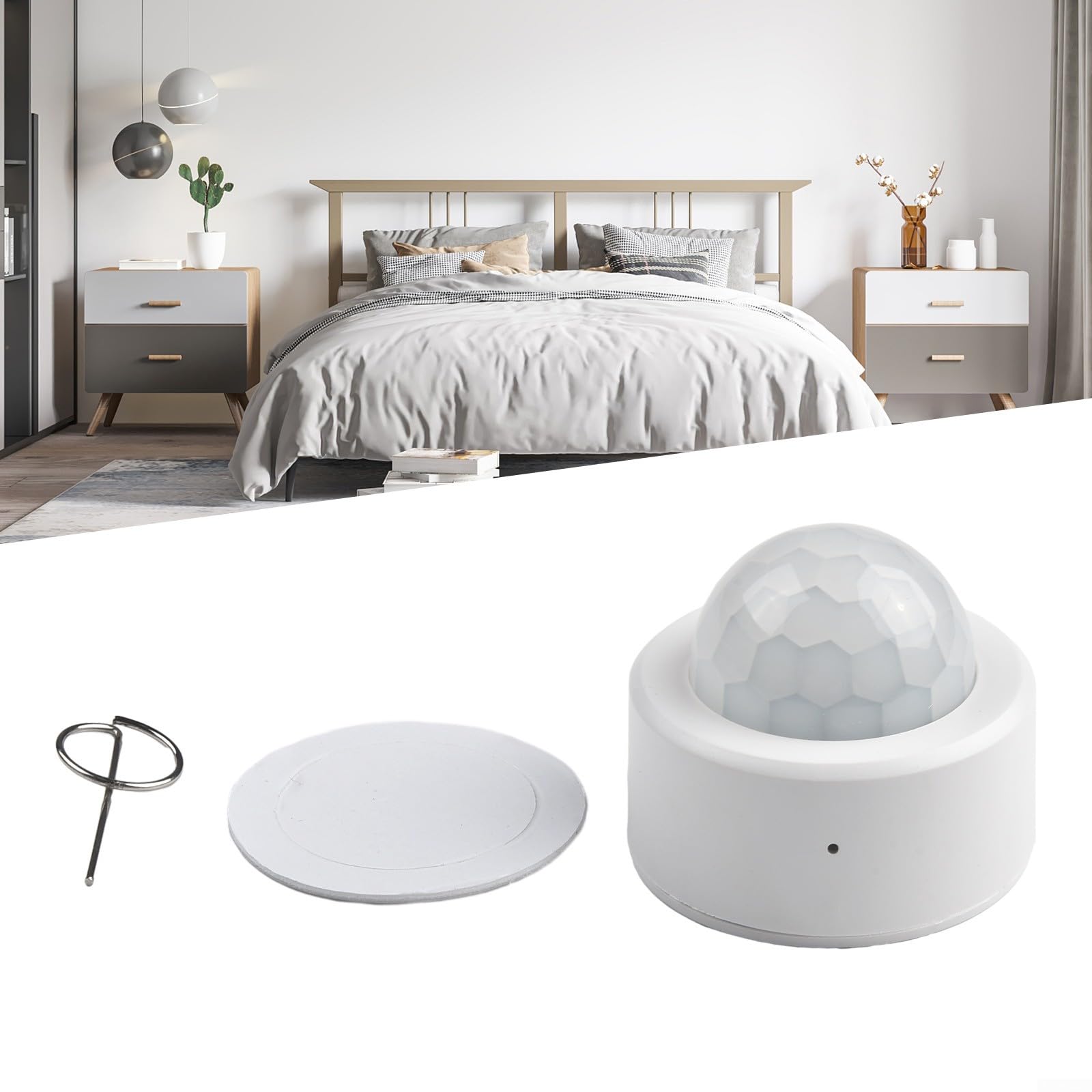 10 piezas para Zigbee3.0 para Tuya para detector de movimiento corporal inteligente, sensor de movimiento, detector de movimiento PIR inteligente para el hogar, para mini sensor de