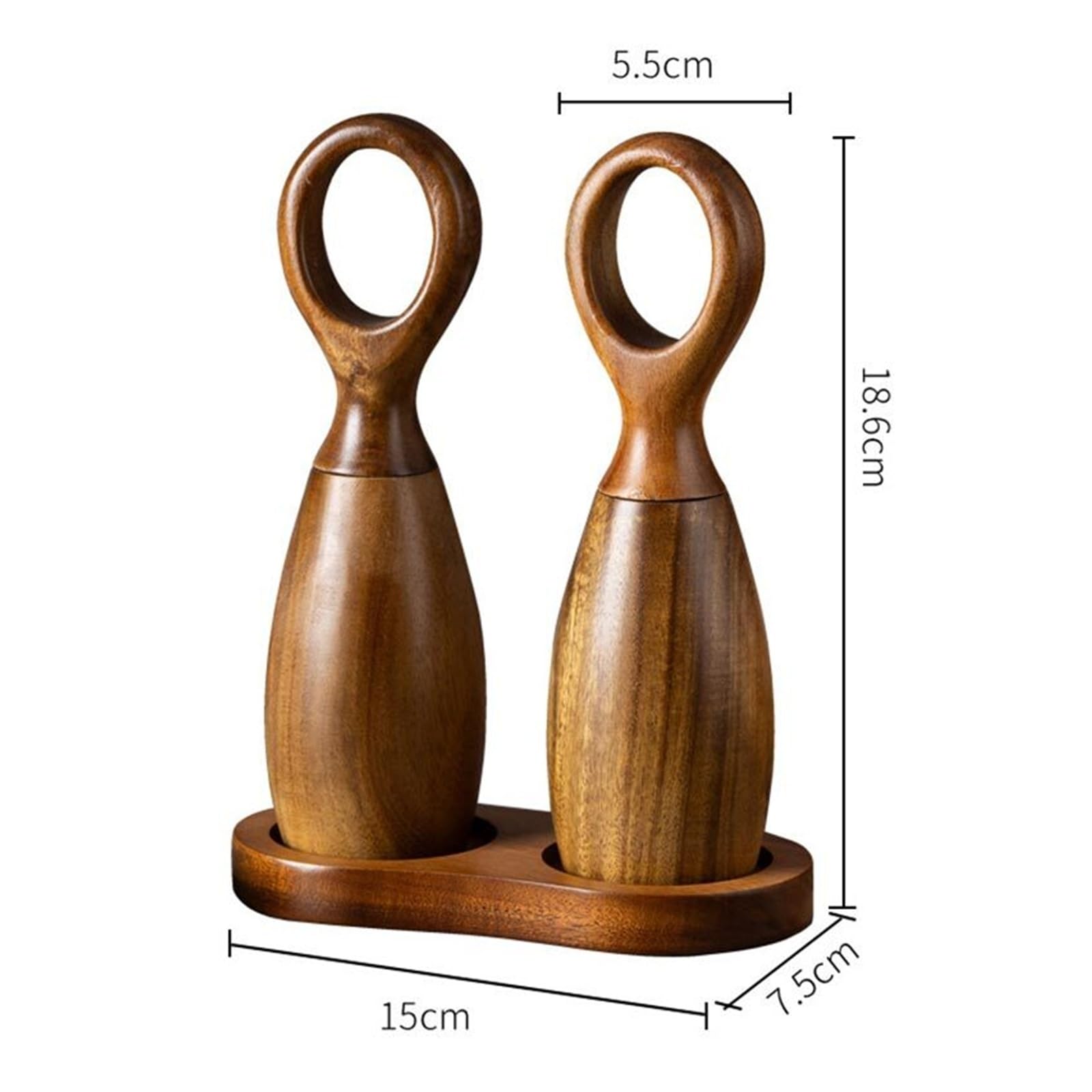 Macinino per cereali, Set macinapepe con cucchiaio di base, macinasale marino for ristoranti