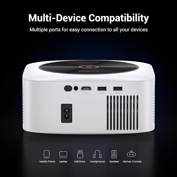 HAPPRUN J7 Proyector Smart Portátil 1500 ANSI Lumens miniatura 9