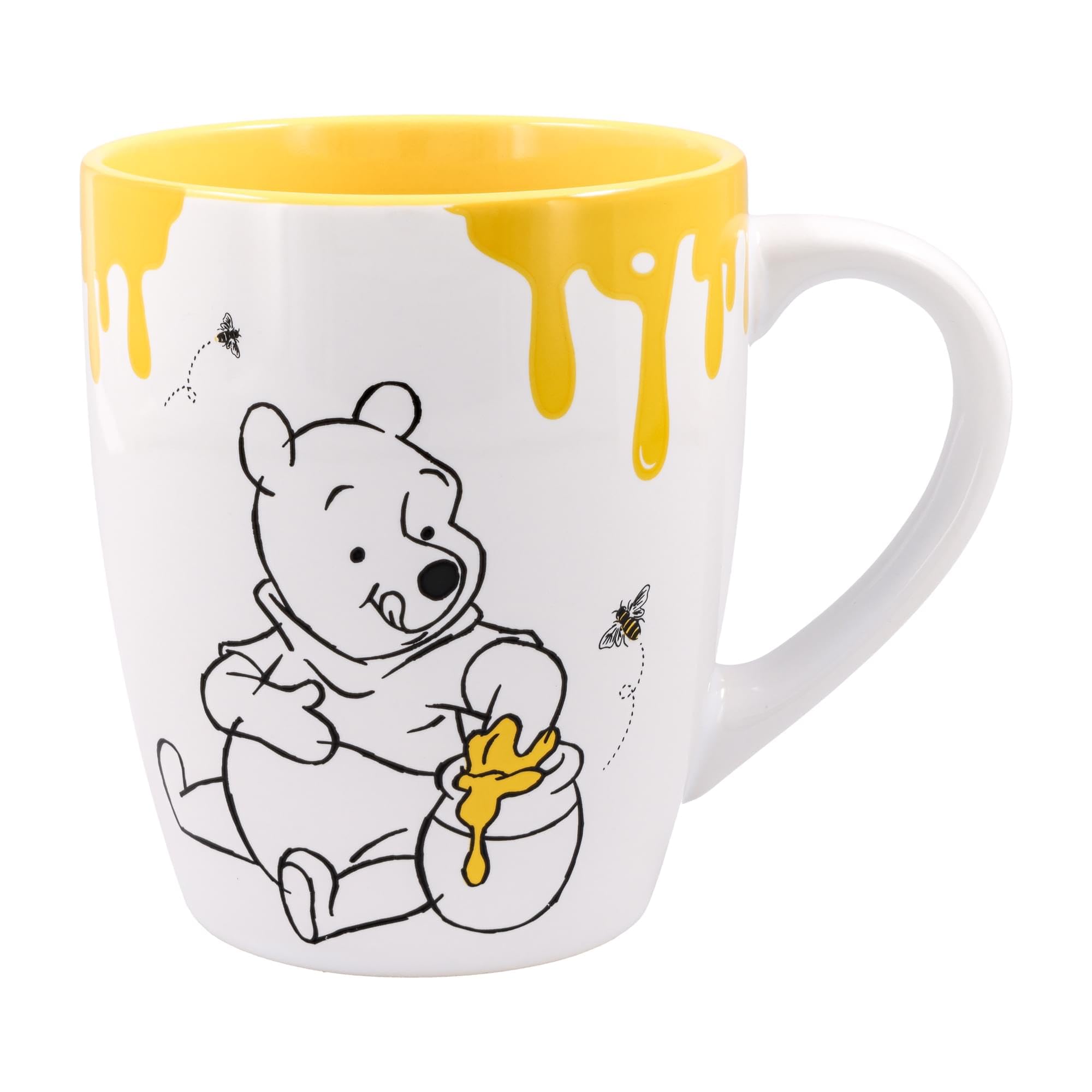 Disney Winnie the Pooh Sweet As Can Bee Ceramic Mug, 25 Ounces, 1 Count (Pack of 1)