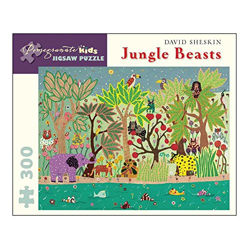 David Sheskin - Jungle Beasts: 300 Piece Puzzle (Pomegranate Kids Jigsaw Puzzle)