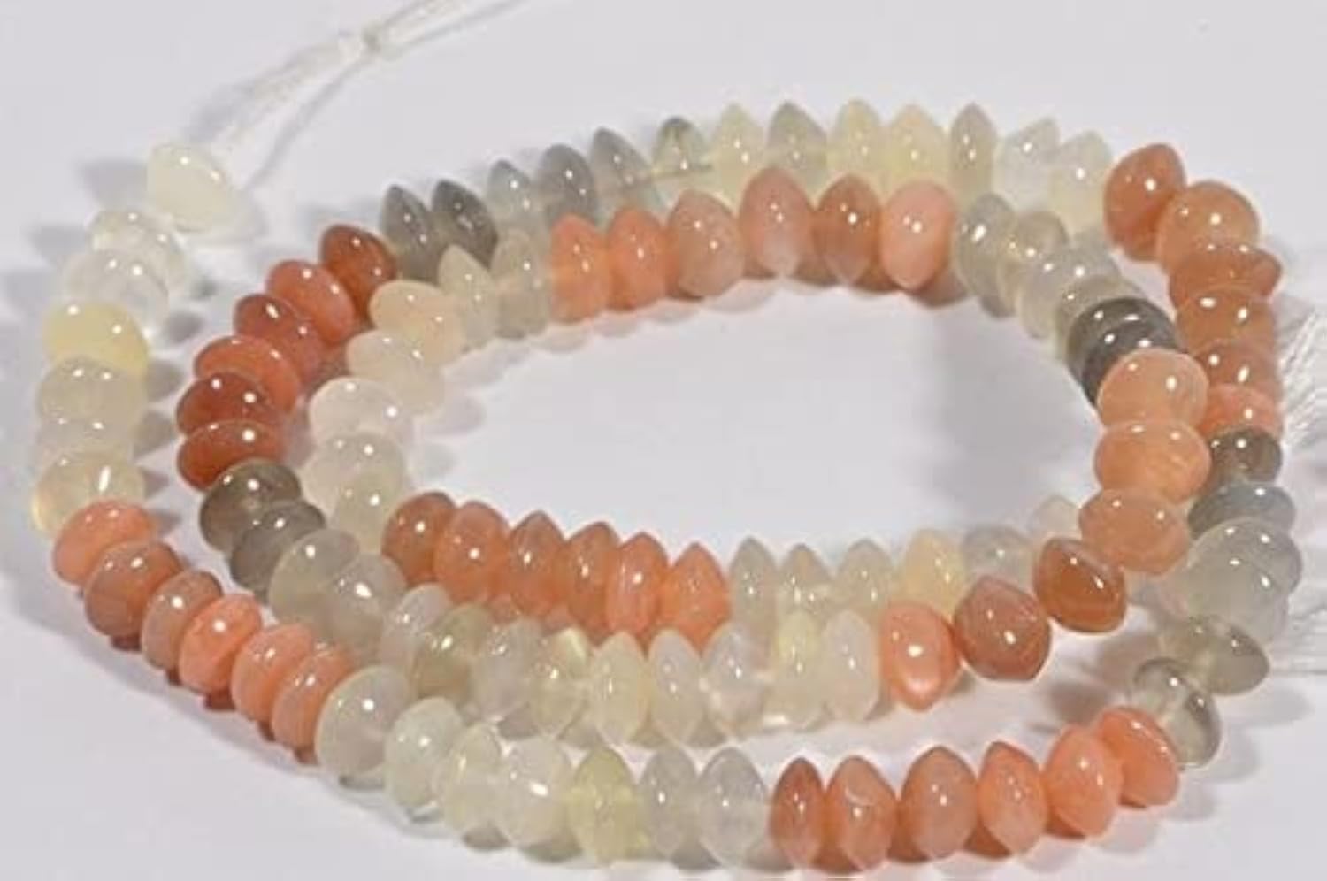 Pierre de lune perles de 7.5 pouces LKBEADS pour fabriquer vos bijoux d'été