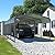 VEIKOU 12' x 20' Carport, Upgraded Car Port with Heavy Duty Steel Roof, Metal Carport Kit for Auto, Cars, Grey