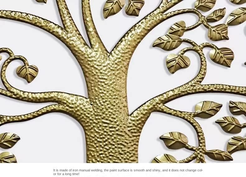 Miniatura 9 de 11.8 pulgadas, el árbol de la vida, el árbol del aprendizaje, el árbol de la sabiduría, el árbol de la familia, escultura decorativa de metal para