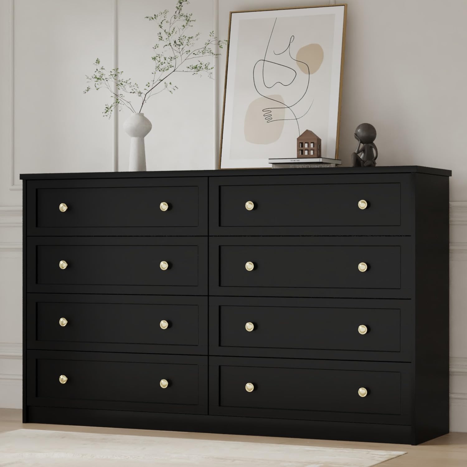 princess polly baby blue dress 8 Drawer Dresser for Bedroom or Closet (Dark Gray) – Chase Parker  Enterprises main image 1