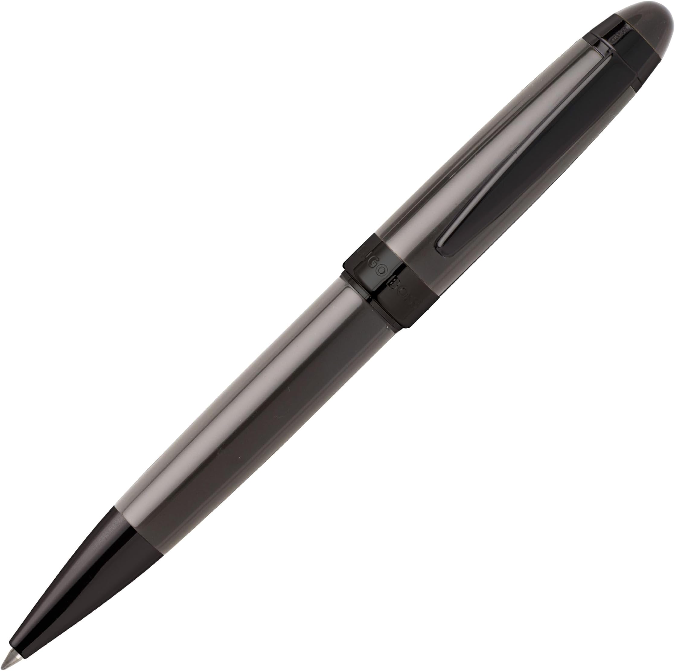 Ballpoint pen ICON grey. and elegant ballpoint pen with refill, with M tip.