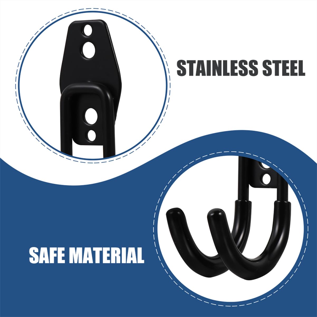 ifundom 5 Set Ganci Per Da Metallo Resistente Per Organizzazione Flessibile Da Facile Installazione E Su Per Ottimizzare Spazi Esterni 2 Pezzi*5