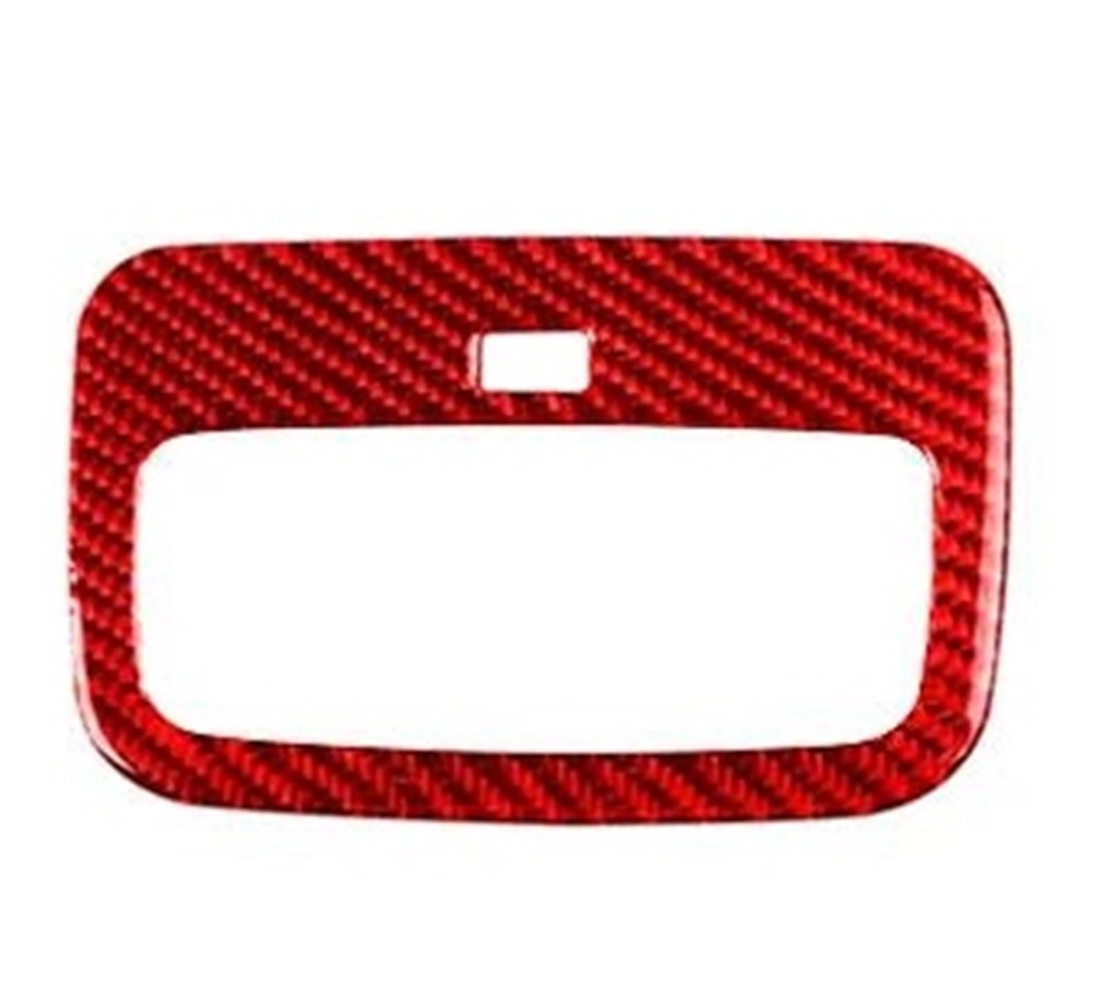 Carbon Fiber Car Reading Light Panel Sticker for Toyota for Yaris 2006 2007 2008 2009 2010 2011 LHD RHD Lamp Outer Trim(Red Carbon)