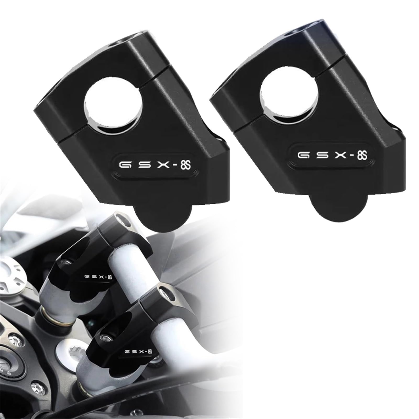 Pince de montage GSX-8S pour corriger la hauteur du guidon de moto et motocross