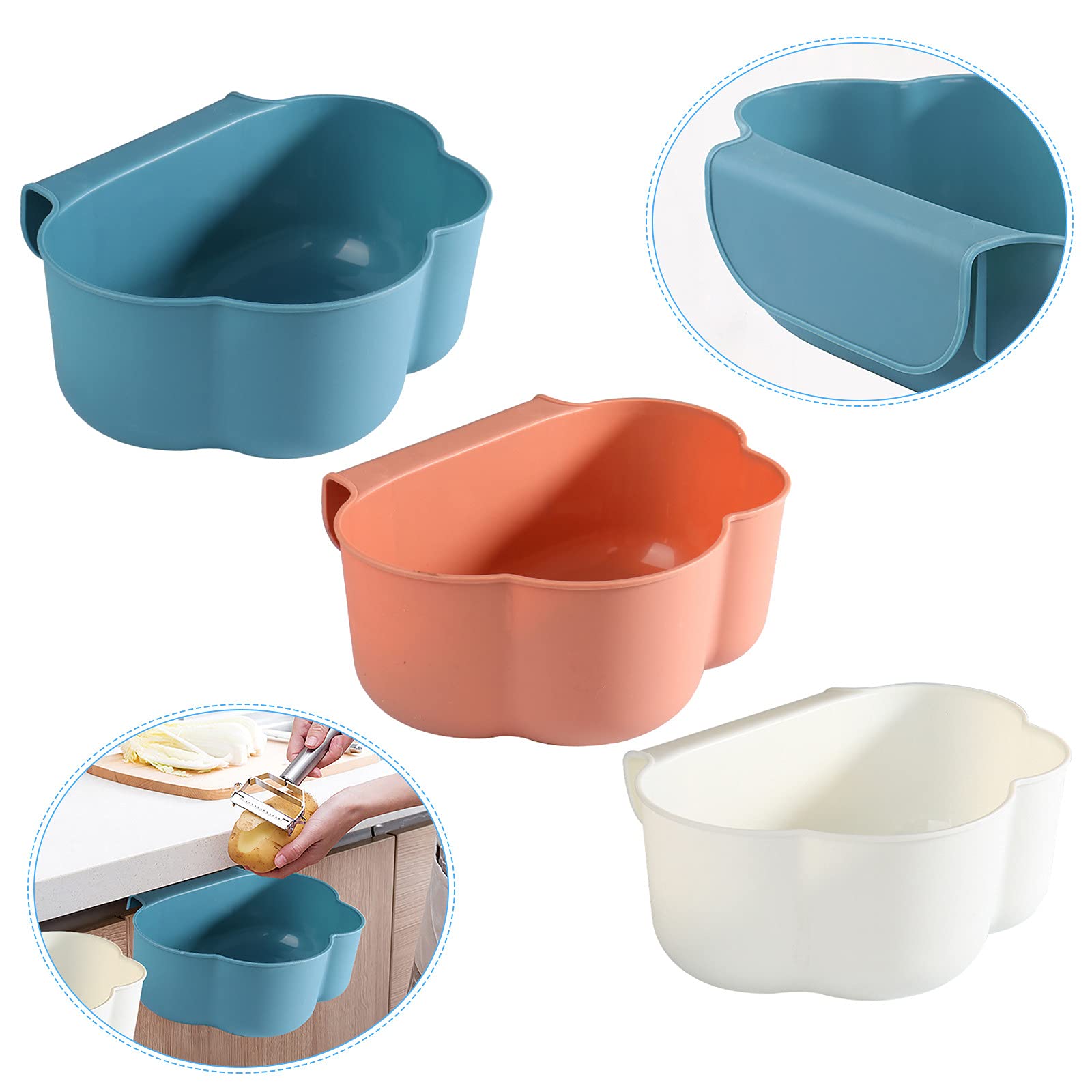 Pattumiera Sottolavello Pieghevole - Appendibile, Bianco, 2.4 Galloni - Foto 4