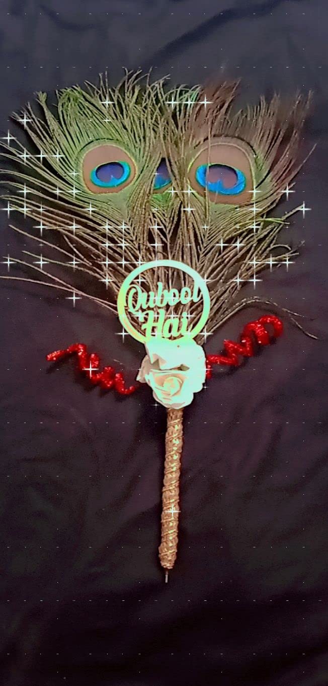 S.H Stock Holderz Stylish Handicrafts Decorative Qubool Hai Nikkah Pen for Wedding Gifts