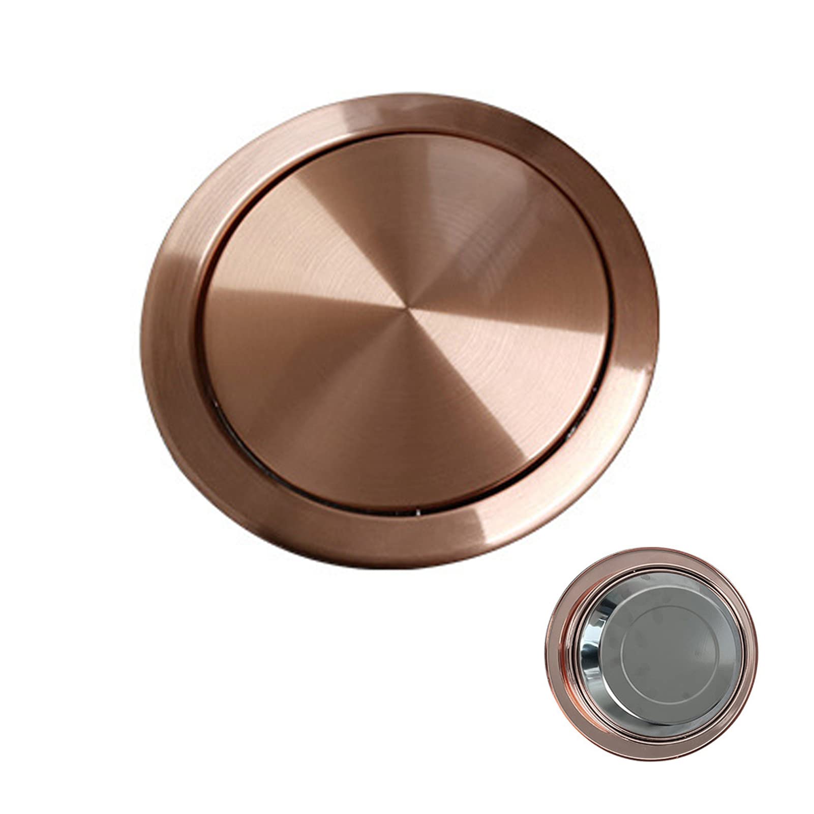 Swing Flap Cover, Trash Can Balance Flap Cover Embedded Countertop Built-in Garbage Rotating Top Lid
