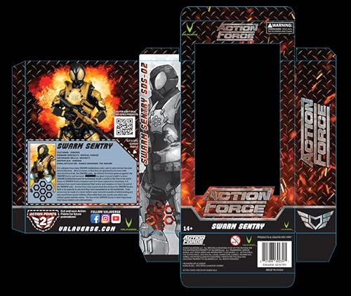 Action Force Valaverse Special Deployment Series Swarm Sentry Premium 6-Inch Scale Action Figure With Multiple Accessories #TOP3