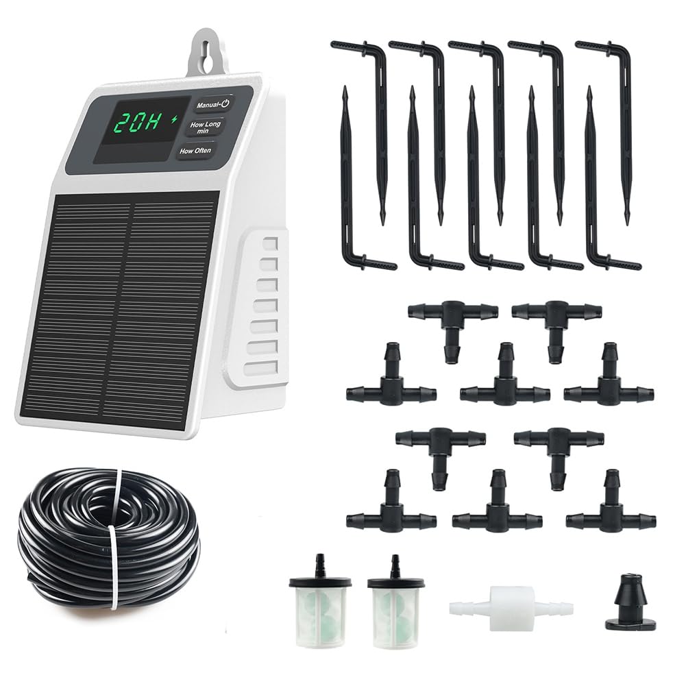 Jnchdghwa As Shown Automatic Drip Irrigation System For Garden Balcony Solar Powered Solar Irrigation System Diy For Garden Watering System