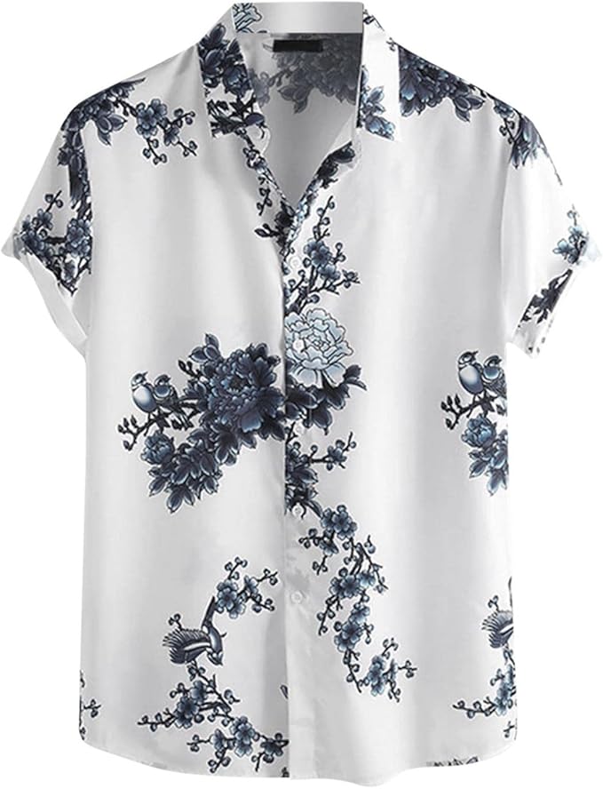 Amazon Co Jp シャツ メンズ Jikial ワイシャツ メンズ Tシャツ 半袖 カジュアル Uvカット 薄手 軽量 可愛い 花柄 夏服 ハワイアンシャツ 和柄シャツ おしゃれ プリント 夏服 カーディガン ポロシャツ ゆったり トップス 人気 ビーチシャツ アロハシャツ おもちゃ
