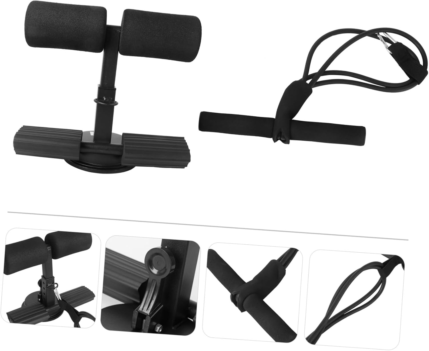 Suction Cup Tensioner Sit up Equipment Suction Sit up Machine Sit up Fitness Bar Portable Spring
