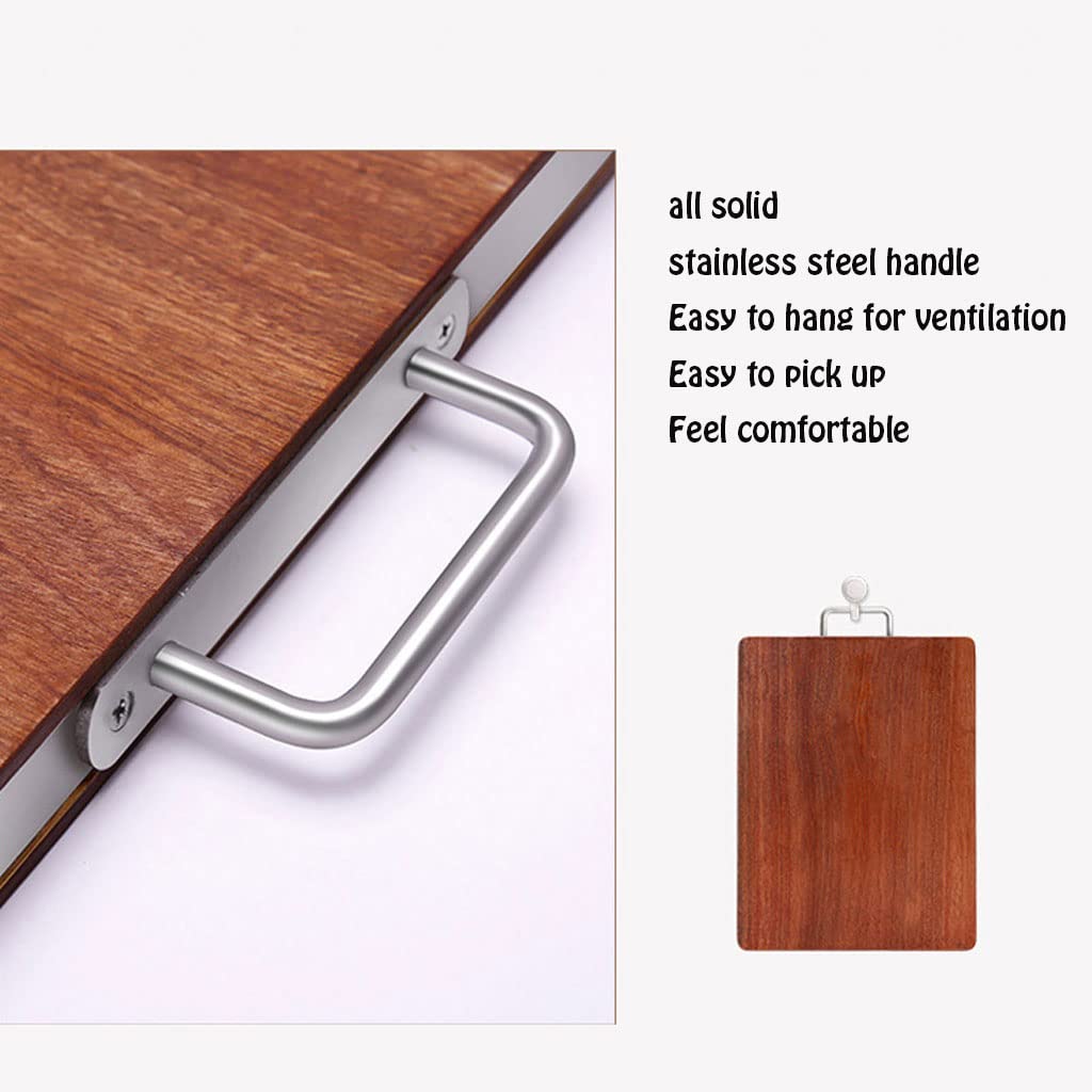 Tabla de Cortar Tabla de cortar de primera calidad, tabla de cortar de madera para cocina, tabla de cortar de doble cara con asas, tabla de cortar profesional para carne y verduras, tabla de cortar de