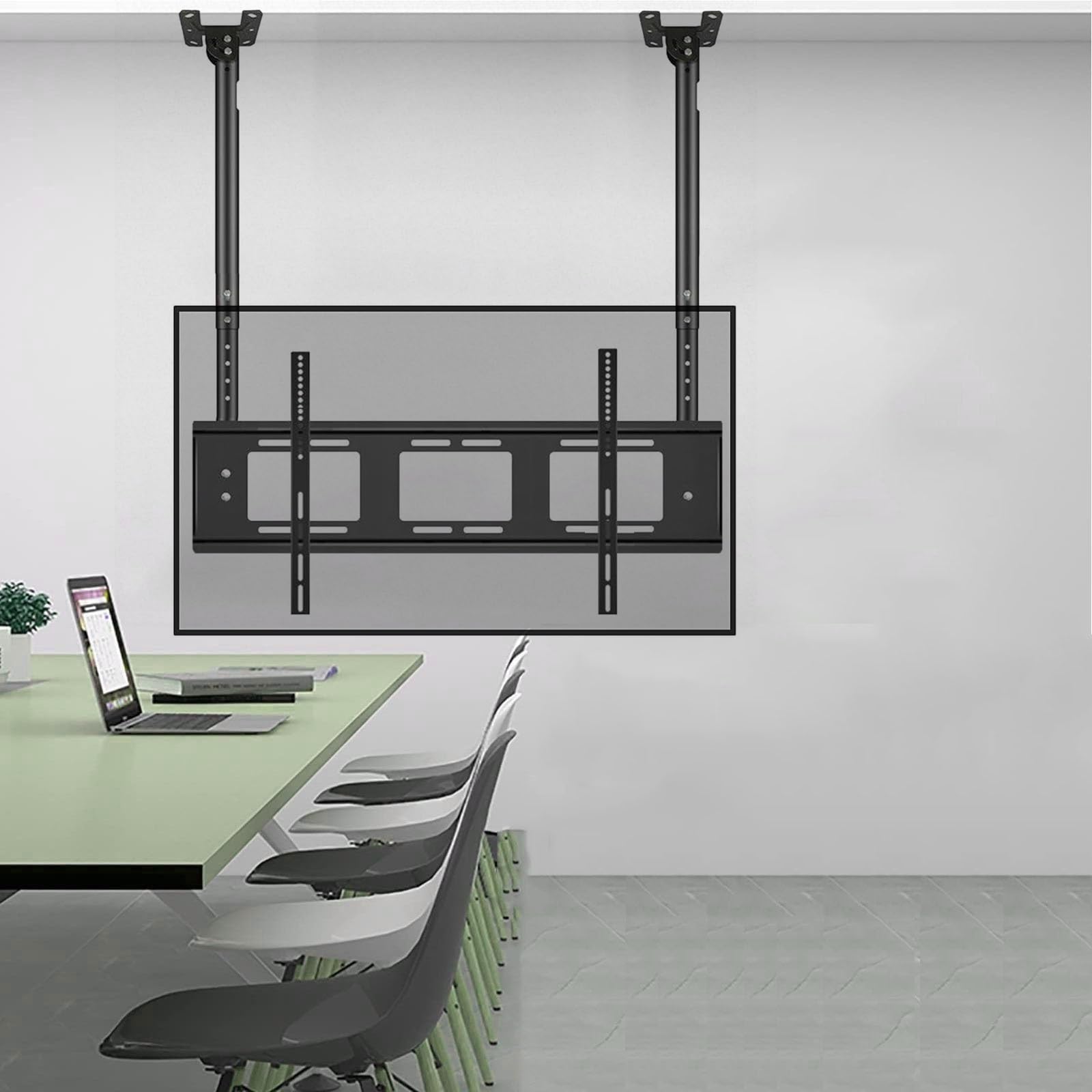 Support mural TV réglable en hauteur pour un cinéma maison parfait en famille