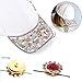 100pcs Sew on Rhinestones Crystals Glass Gems Metal Claw Mixed 8mm 10mm 12mm 14mm Sunflower Garments for Sewing Headband Jewelry Crafts Clothes Shoes Belt Accessories (00 Mixed Color)