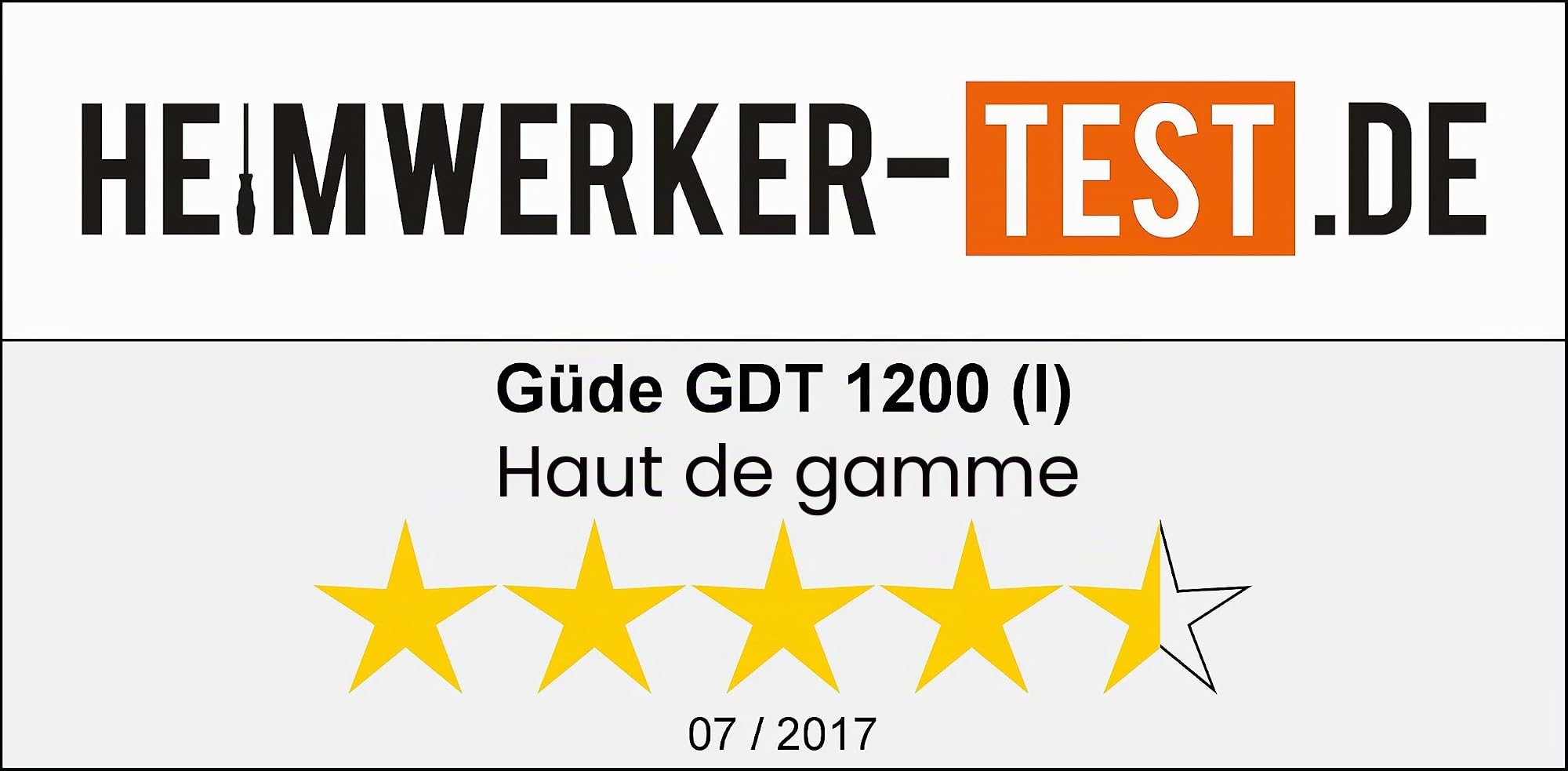 Güde Pompe immergée sous pression GDT 1200 I (1200 W, volume de refoulement : 6000 l/h, hauteur de refoulement max. : 40 m, profondeur d'immersion maximale : 12 m, 4 roues noryll, arbre et pied de