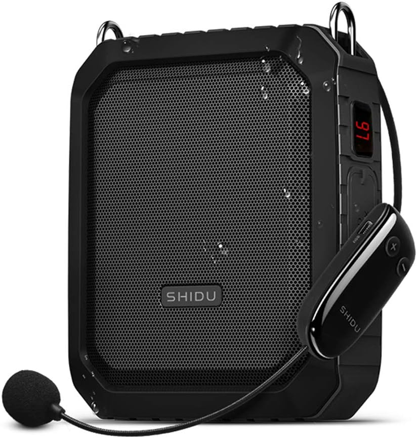 Voice Amplifier Wireless for Teachers, 18W Personal PA System Ultra-Portable Megaphone with Wireless Microphone Headset, IPX5 Waterproof 5.0 Bluetooth Voice Amplifier Speaker - Indoor & Outdoor
