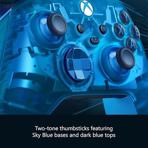 Miniatura 4 de Microsoft QAU-00150 Wireless Controller for Xbox Series XS Sky Cipher Special Edition (Renewed)