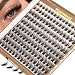 Short Lash Clusters 9-12mm Wispy Cluster Eyelash Extensions 160pcs Natural Individual Lashes Natural Look C Curly Thin Band Eyelashes Clusters by TOOCHUNAG