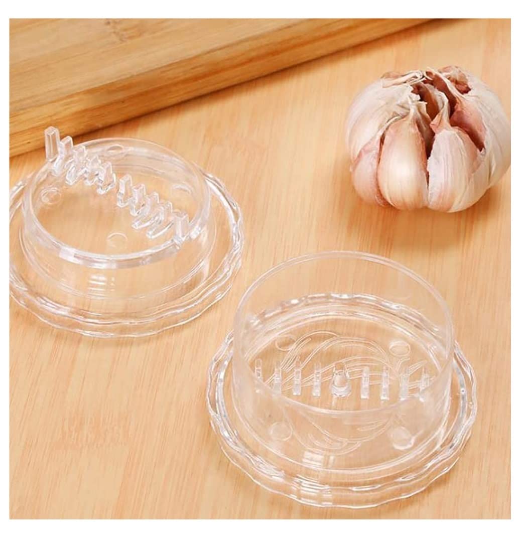 Knoblauchpresse Garlic Press 5pcs Küchenhandbuch Kunststoffbox Knoblauchrührer, Einfach Zu Zerkleinern Ingwerpüree Knoblauchgemüse Kitchen Gadgets