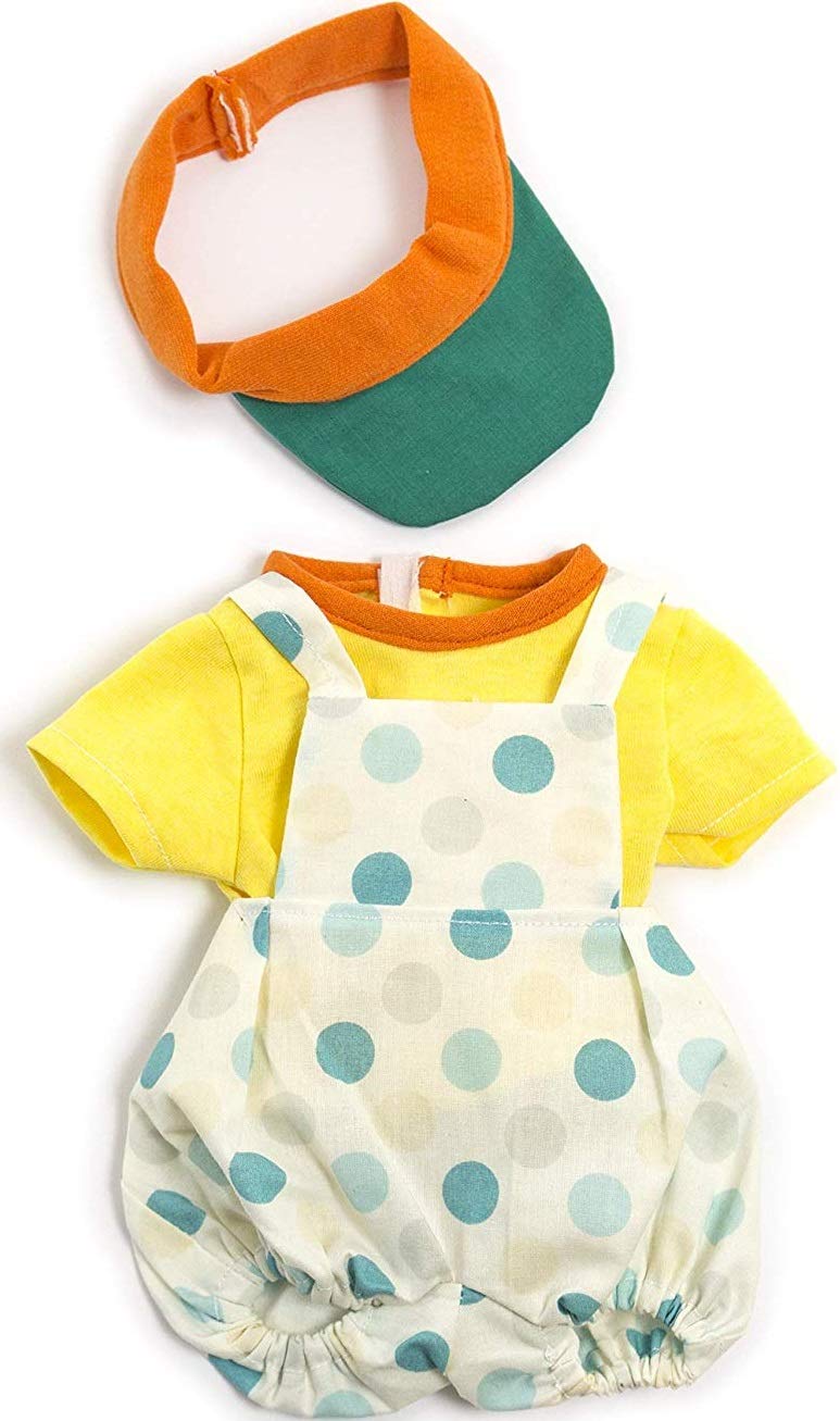 MINILAND 31561 Set of Warm Jumpsuit Dress for 40 cm Dolls, Yellow, 38-40 cm