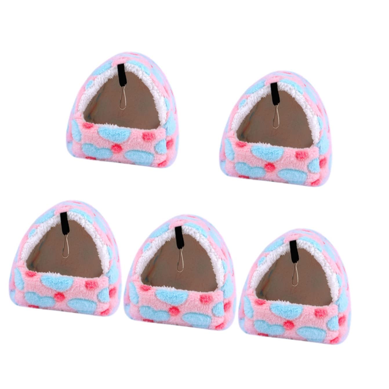 Mipcase Casa De Conejillo De Indias Conejos Accesorios 5 Uds Térmico para Suspensión Montaje S Guinea Cama Animales Roedores Polar Casa En Hámsters Colgando Accesorios para Conejos
