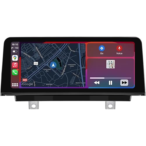 PEMP Linux Screen for BMW 3 Series F30 NBT CIC System, Support Wireless CarPlay Android Auto with a 720P AHD Revers Camera 2012-2017