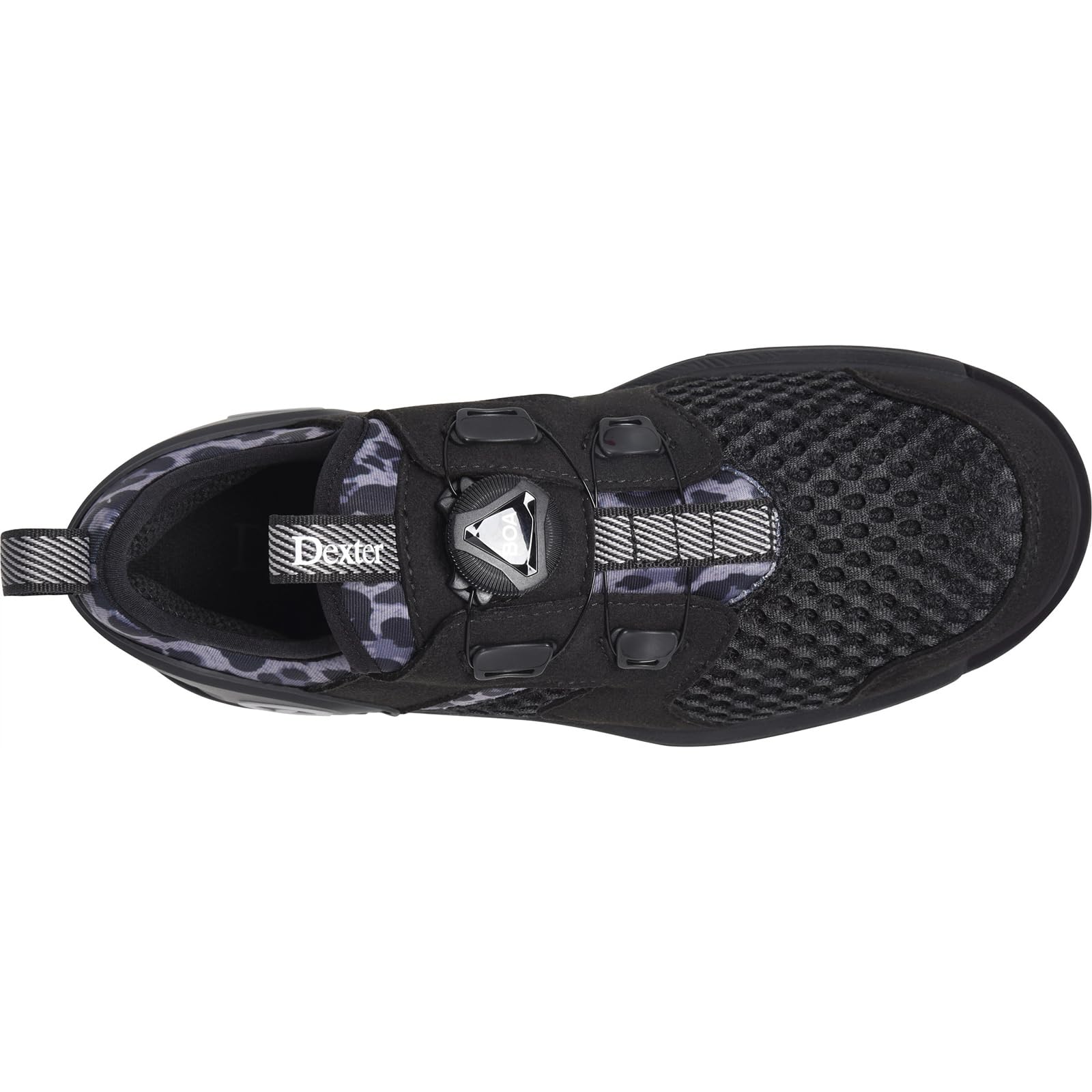 Womens Pro BOA Bowling Shoes - Black/Leopard