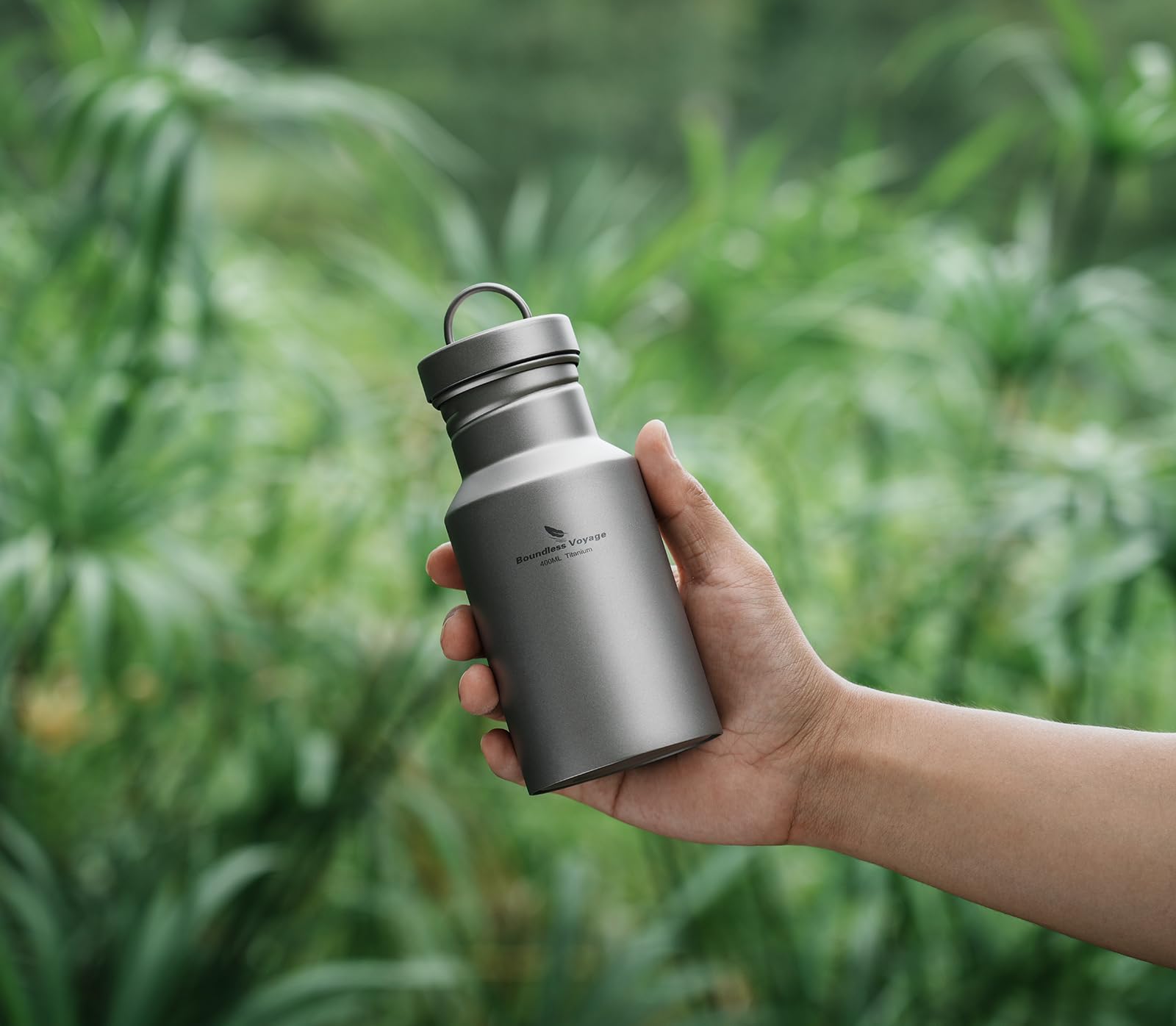 iBasingo 600 ml Titanium Cup Outdoor Camping Thee Koffie Mok Brede Mond