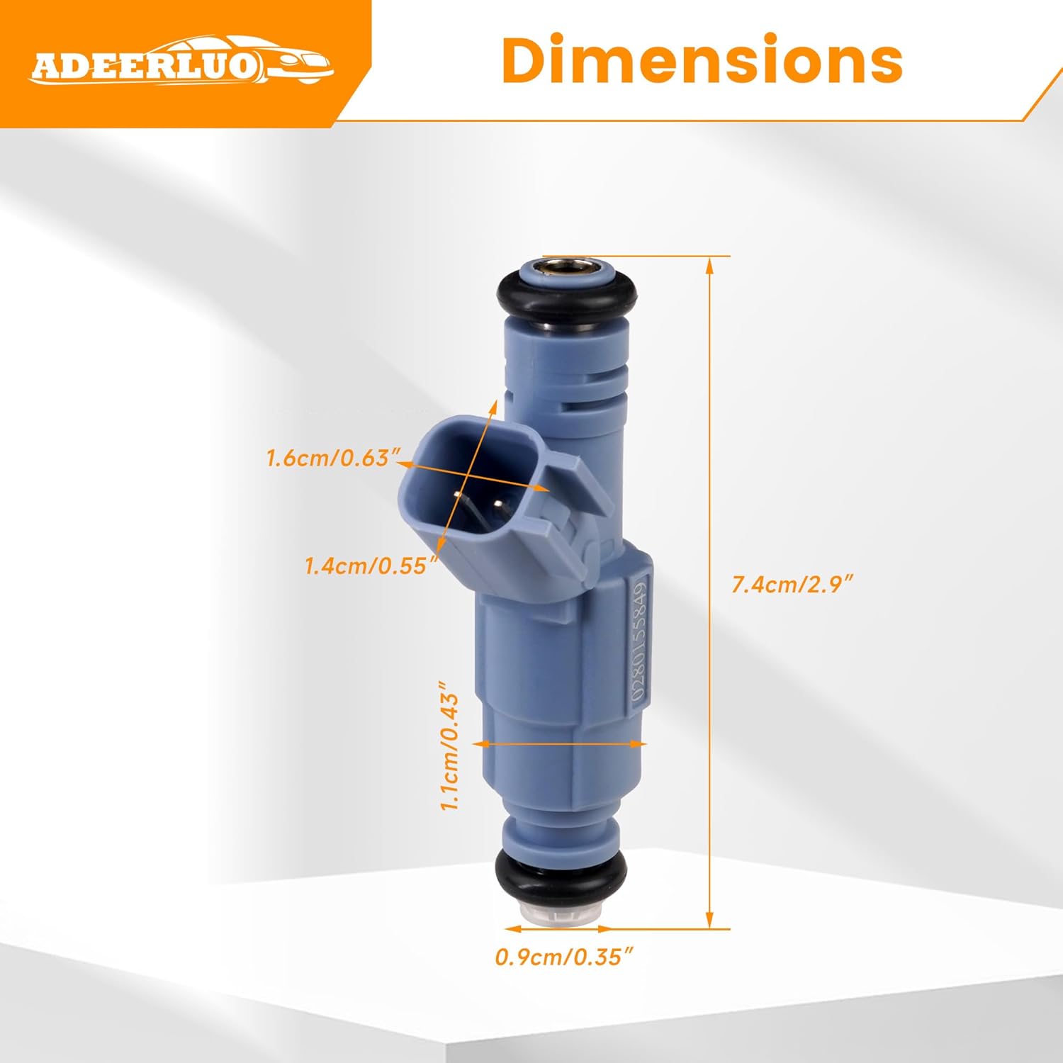 Fuel Injectors For-Dodge Ram 1500 Dakota Durango 2001-2007 For-Chrysler Aspen For-Jeep Commander Grand Cherokee For-Mitsubishi Raider 0280155849 822-11149