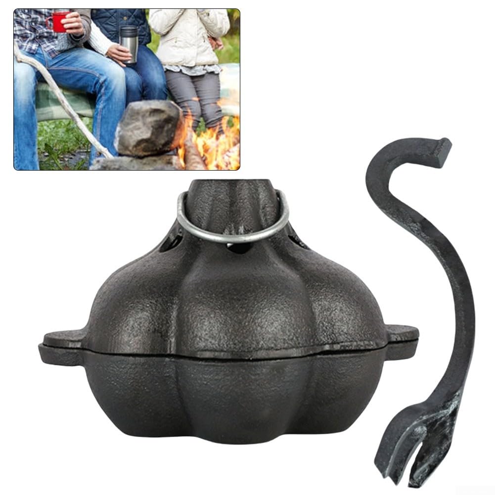 Sartén Hierro para fundido 18cm Asado Frutas Secas Sartén Hierro
