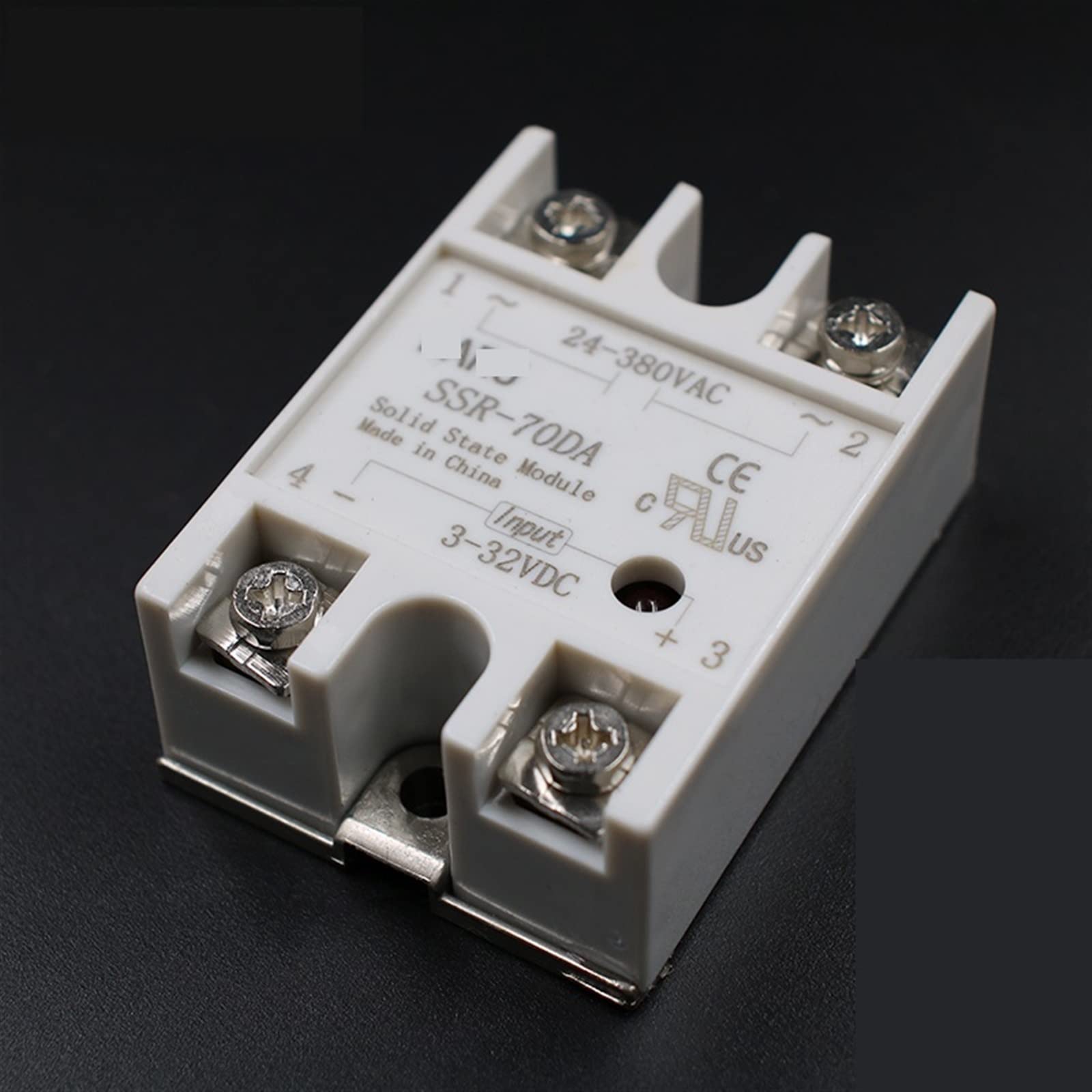 Relé de estado sólido SSR 70A monofásico compatible con controlador PID 4