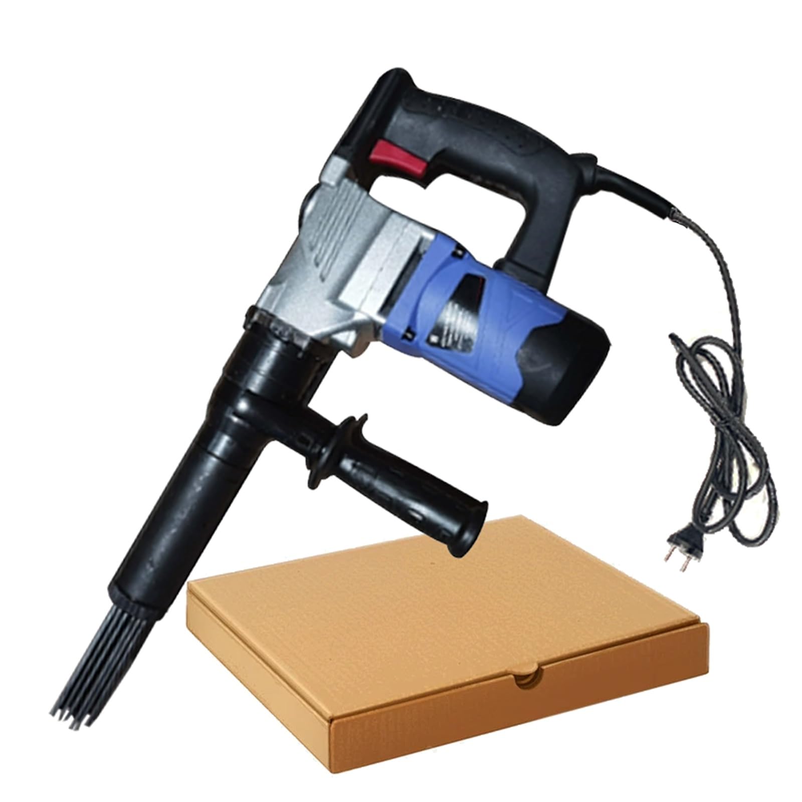 Elektryczny pistolet do usuwania rdzy, 1100 W, narzędzie do czyszczenia rdzy, farby, usuwania żużla spawalniczego, skuteczna obróbka rdzy, do samodzielnego i profesjonalnego użytku