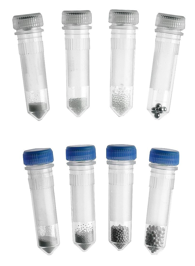 Benchmark Scientific BeadBug D1031-01 Standard Glass Beads In 2.0ml Prefilled Tubes, Acid Washed, 0.1mm Diameter (Pack of 50)