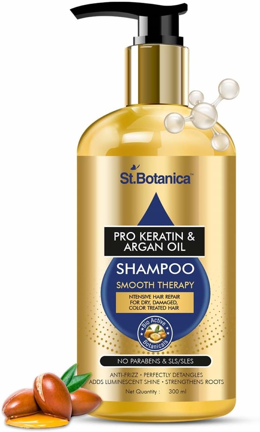 StBotanica Pro Keratin & Argan Oil Smooth Therapy Shampoo, 300ml