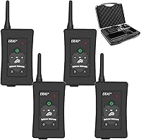 Vista 1 de MIMIRACLE Auriculares de árbitro, sistema de comunicación de árbitro con auricular de maleta, intercomunicador Bluetooth para fútbol, balonmano