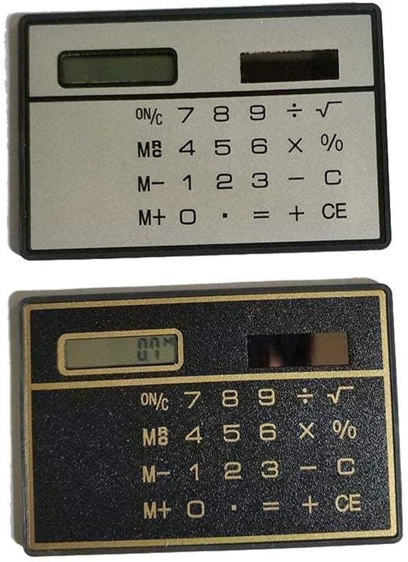Jakcom Calculator Ultra Thin Mini Credit Card Sized Calculator Portable Powered Pocket O2h9 8-digit Solar