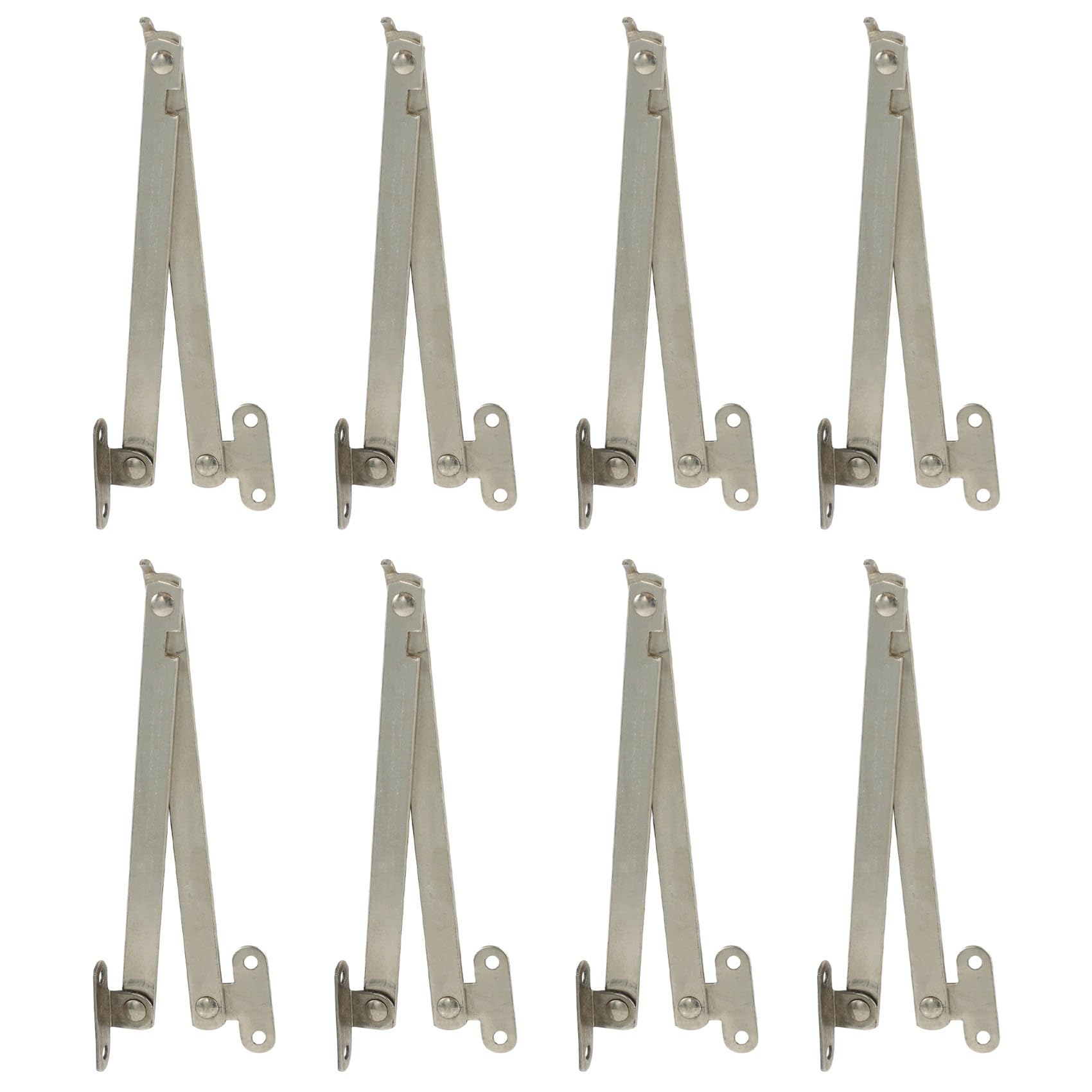 Jnchdghwa 8X Furniture Cupboard Door Front Desk Foldable Lid Support Hinge Stay