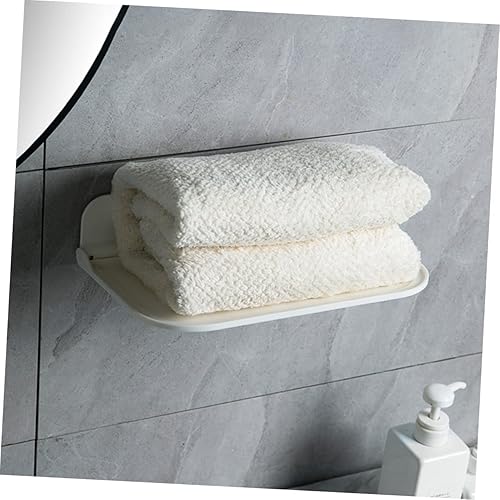 Miniatura 8 de ARTIBETTER 2 estantes plegables de plástico, estantes plegables, estantes de pared de plástico, estante de pared de plástico, estante de cocina,