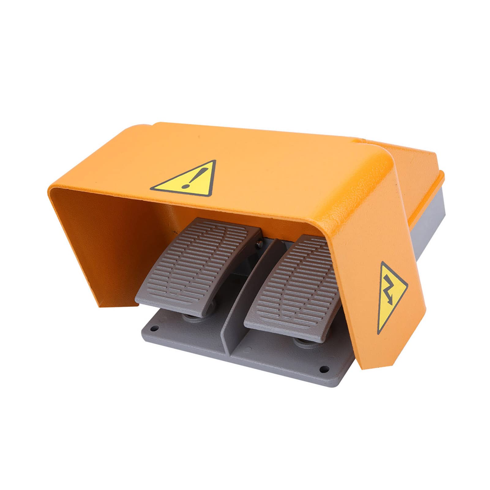 YDT1-18 Przełącznik Nożny Trwały Stop Aluminium Podwójny Sterownik Nożny do Maszyn 147 X 208 X 175 Mm
