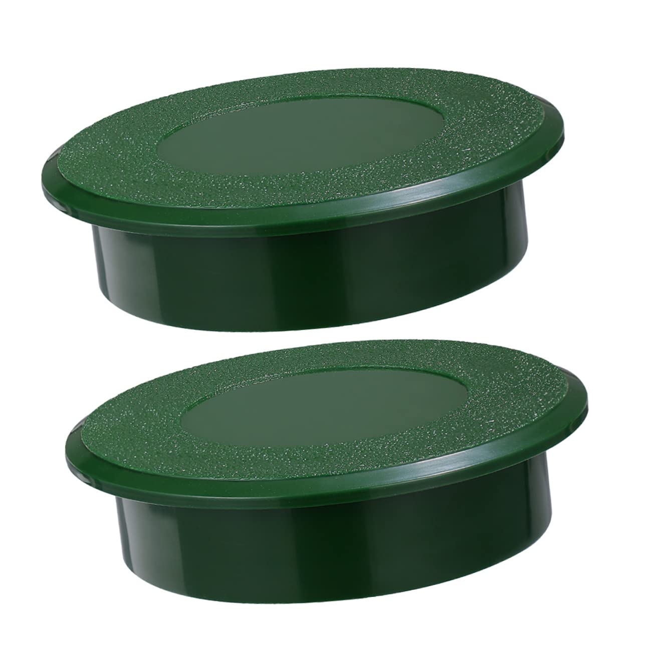 GOOHOCHY 2pcs Golfing Cup Covers Putting Hole Covers Green Practice Training Made of Safe Plastic